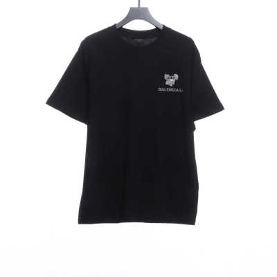  Balenciage koala embroidered logo T-Shirts 01