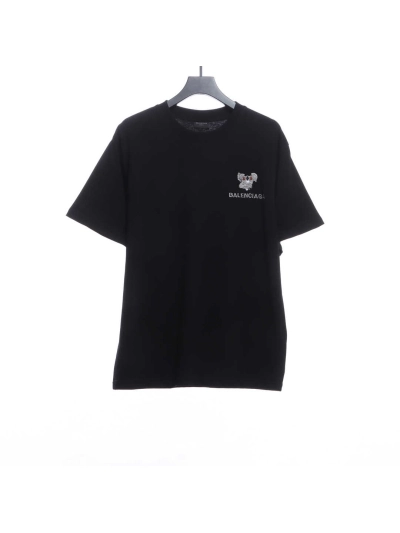Balenciaga koala embroidered logo T-Shirts 01
