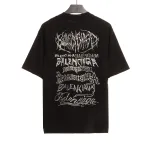  Balenciage Limited Edition 3D Printed T-Shirts White