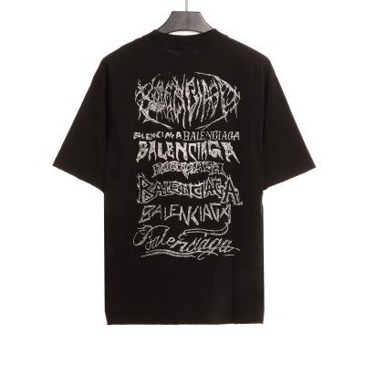  Balenciage Limited Edition 3D Printed T-Shirts White 02