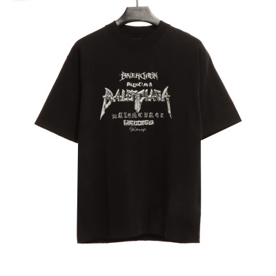  Balenciage Limited Edition 3D Printed T-Shirts White 01