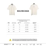 Balenciage Limited Edition Laminated Letter T-Shirts 1