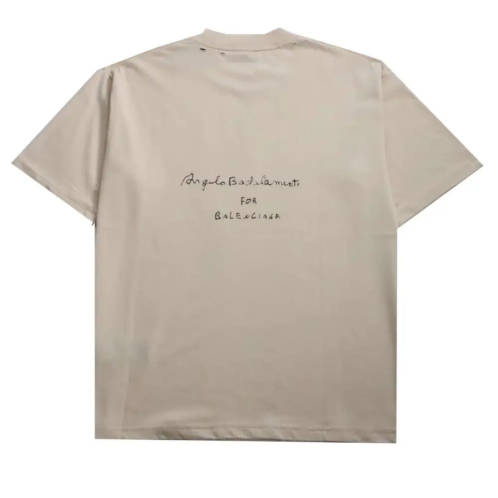  Balenciage limited edition musical note T-Shirts beige
