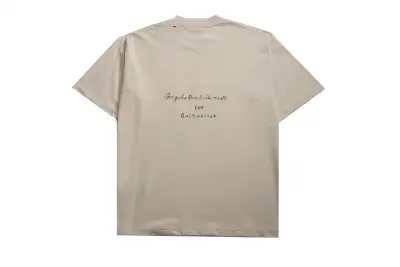 Balenciaga limited edition musical note T-Shirts beige 02