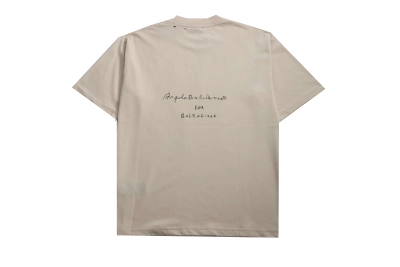 Balenciaga limited edition musical note T-Shirts beige 02
