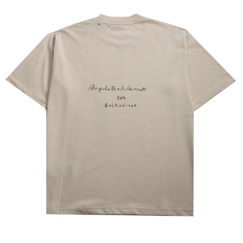  Balenciage limited edition musical note T-Shirts beige