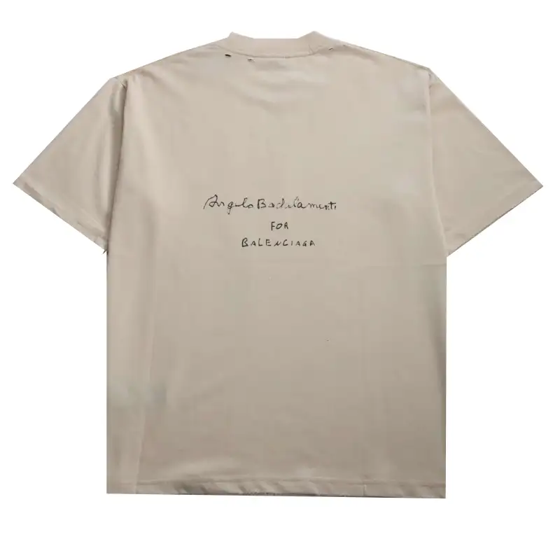  Balenciage limited edition musical note T-Shirts beige