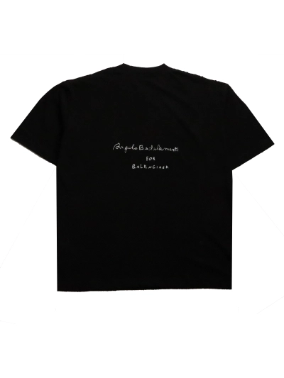 Balenciaga limited edition musical note T-Shirts black 02
