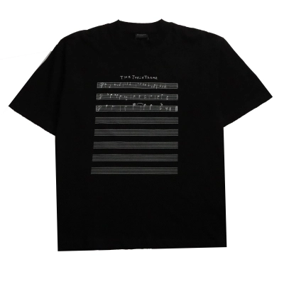balenciaga limited edition musical note T-Shirts black 01