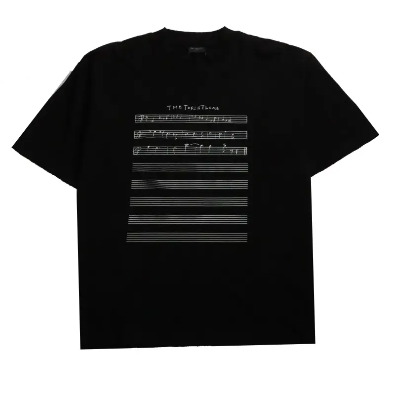  Balenciage limited edition musical note T-Shirts black
