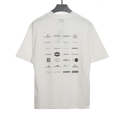  Balenciage Manchu classic logo T-Shirts 3 02