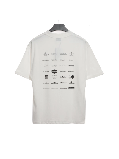 Balenciaga Manchu classic logo T-Shirts 3 02