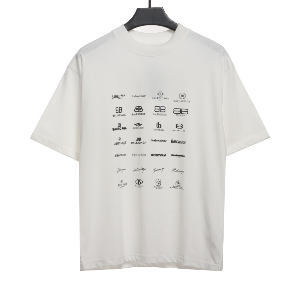  Balenciage Manchu classic logo T-Shirts 3