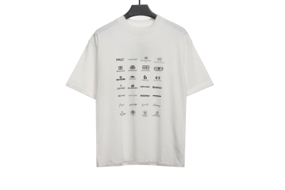 Balenciaga Manchu classic logo T-Shirts 3 01