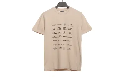 Balenciaga Manchu classic logo T-Shirts 4 01