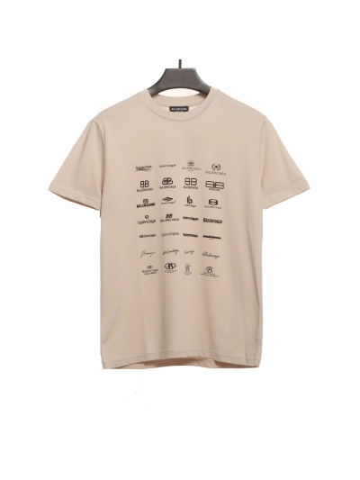 Balenciaga Manchu classic logo T-Shirts 4 01