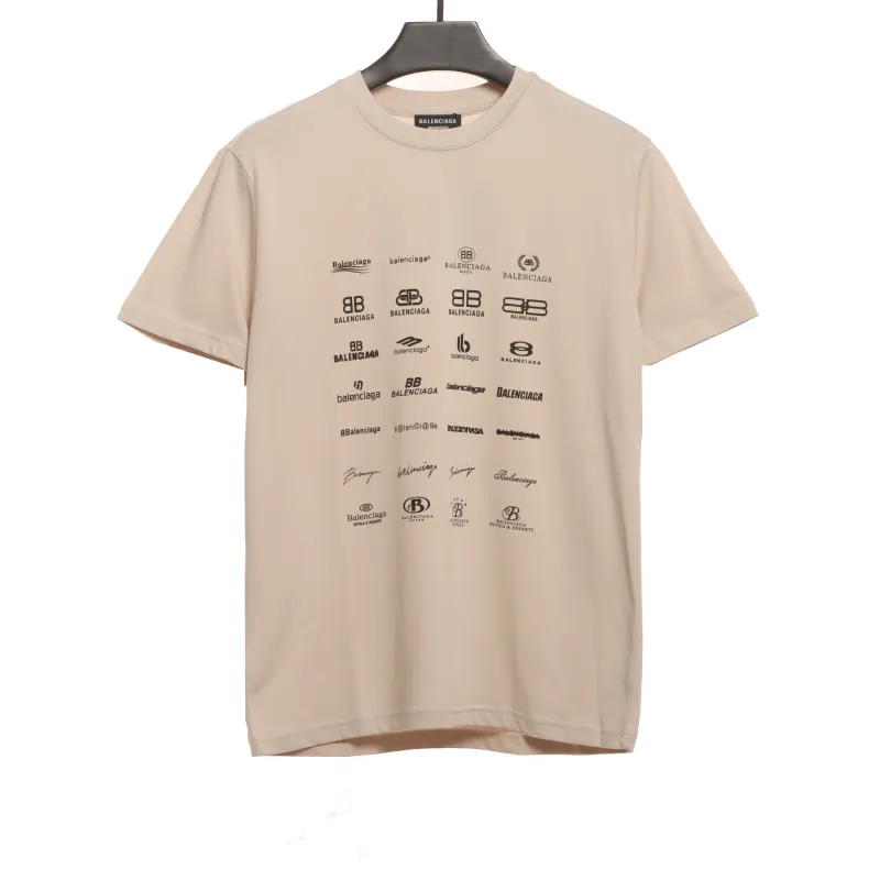  Balenciage Manchu classic logo T-Shirts 4
