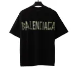  Balenciage masking tape T-Shirts black