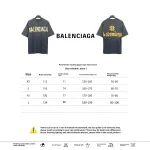  Balenciage masking tape T-Shirts blue