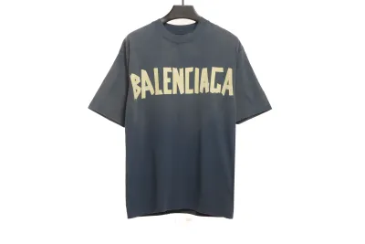 Balenciaga masking tape T-Shirts blue 01