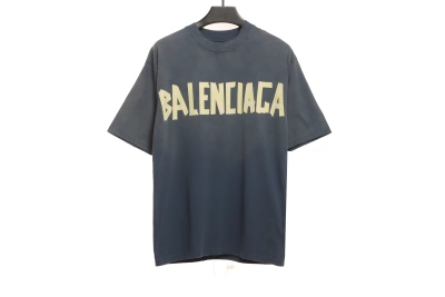 Balenciaga masking tape T-Shirts blue 01