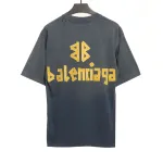  Balenciage masking tape T-Shirts blue