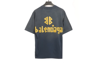 Balenciaga masking tape T-Shirts blue 02