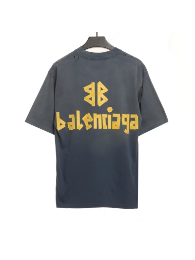 Balenciaga masking tape T-Shirts blue 02