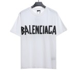  Balenciage masking tape T-Shirts white black tape