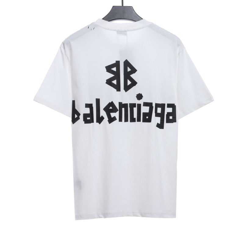  Balenciage masking tape T-Shirts white black tape