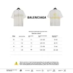  Balenciage masking tape T-Shirts white yellow tape