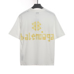  Balenciage masking tape T-Shirts white yellow tape