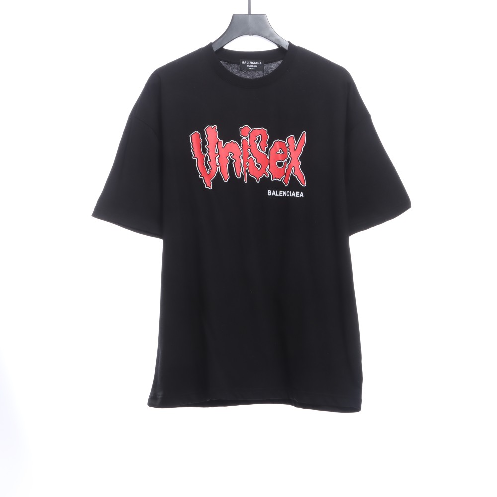  Balenciage melted English print T-Shirts 1