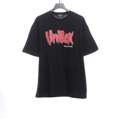  Balenciage melted English print T-Shirts 1 01