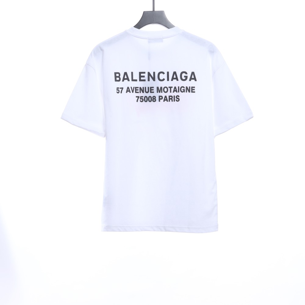  Balenciage melted English print T-Shirts 2