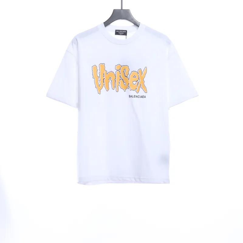  Balenciage melted English print T-Shirts 2