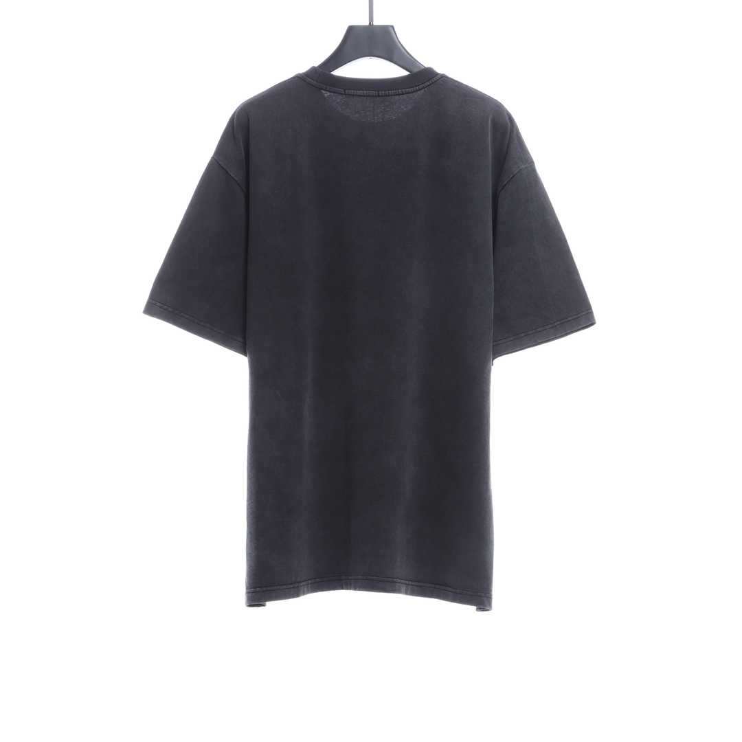 Balenciaga old washed lock T-Shirts 2