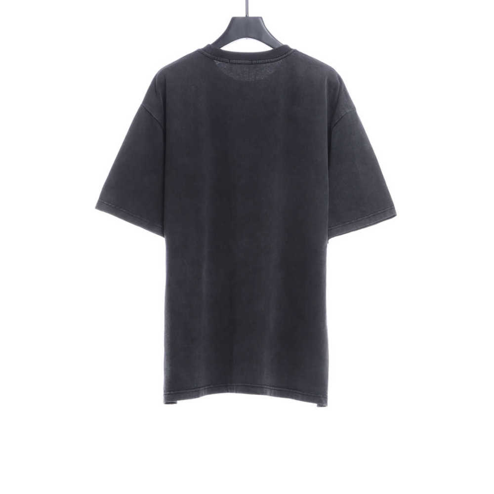 Balenciaga old washed lock T-Shirts 2