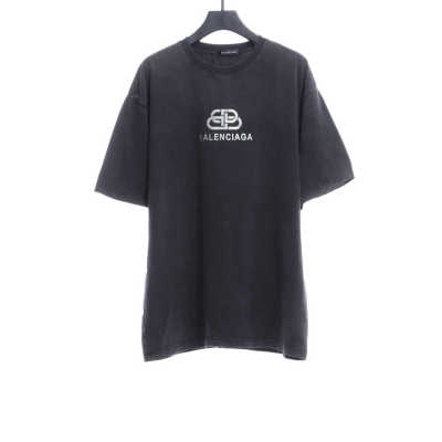Balenciaga old washed lock T-Shirts 2 01