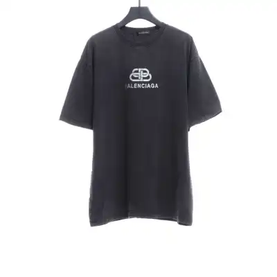 Balenciaga old washed lock T-Shirts 2 01