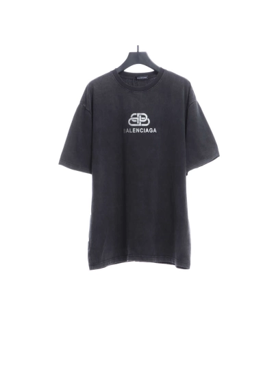 Balenciaga old washed lock T-Shirts 2 01