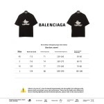  Balenciage Overlap LOGO T-Shirts Black