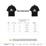  Balenciage Overlap LOGO T-Shirts Black
