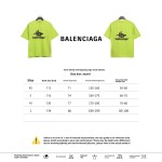  Balenciage Overlap LOGO T-Shirts Green