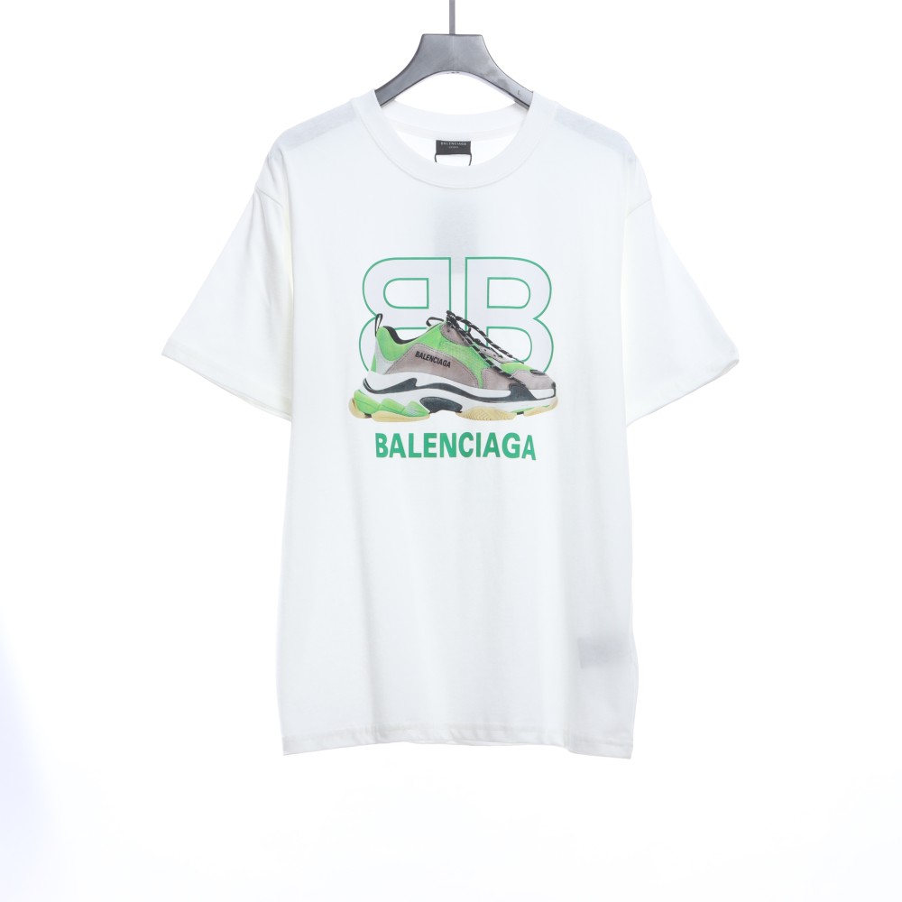  Balenciage shoes letter T-Shirts 2