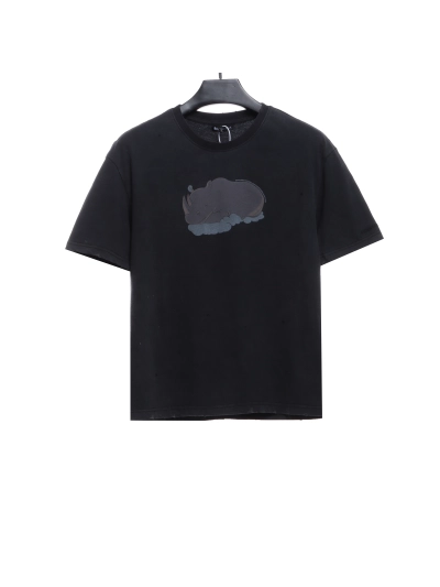 Balenciaga sleeve M logo embroidered T-Shirts 2 01