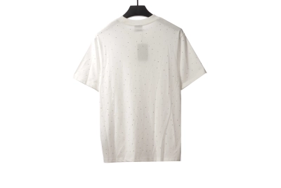 Balenciaga starry rhinestone T-Shirts white 02