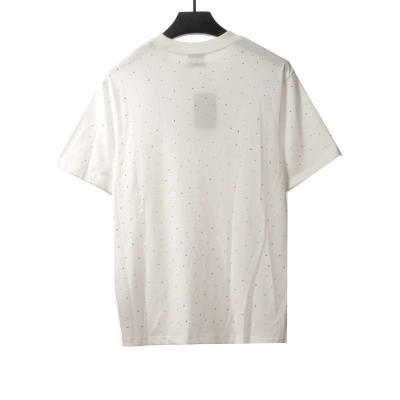 Balenciaga starry rhinestone T-Shirts white 02