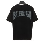  Balenciage Sunset Beach Tower T-Shirts Black