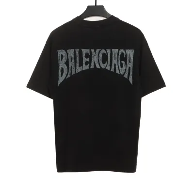 Balenciaga Sunset Beach Tower T-Shirts Black 02